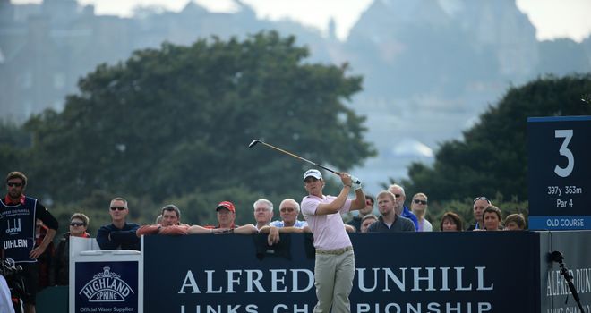 Peter Uihlein at the Old Course St Andrews
