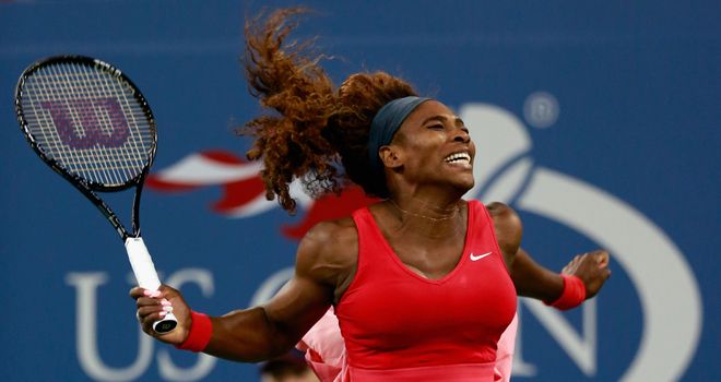 Serena Williams: Celebrates winning her 17th grand slam title