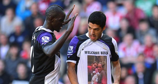 Luis Suarez marked his Premier League return with two goals