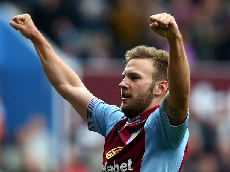Andreas Weimann: Celebrated scoring the winner on Saturday