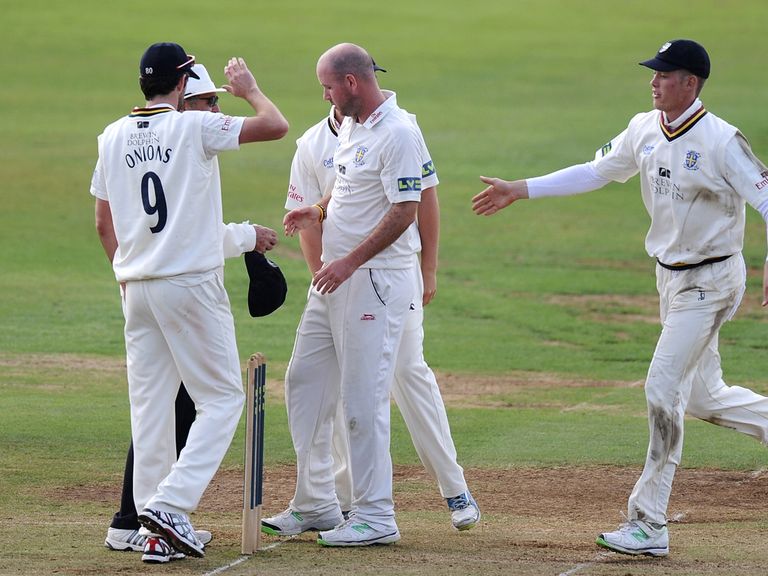 Chris Rushworth was in the wickets again for Durham