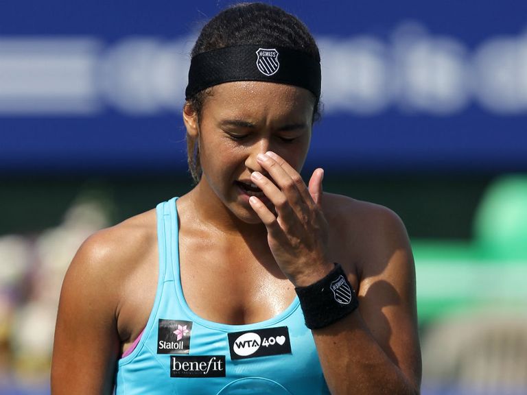 Heather Watson: Defeated