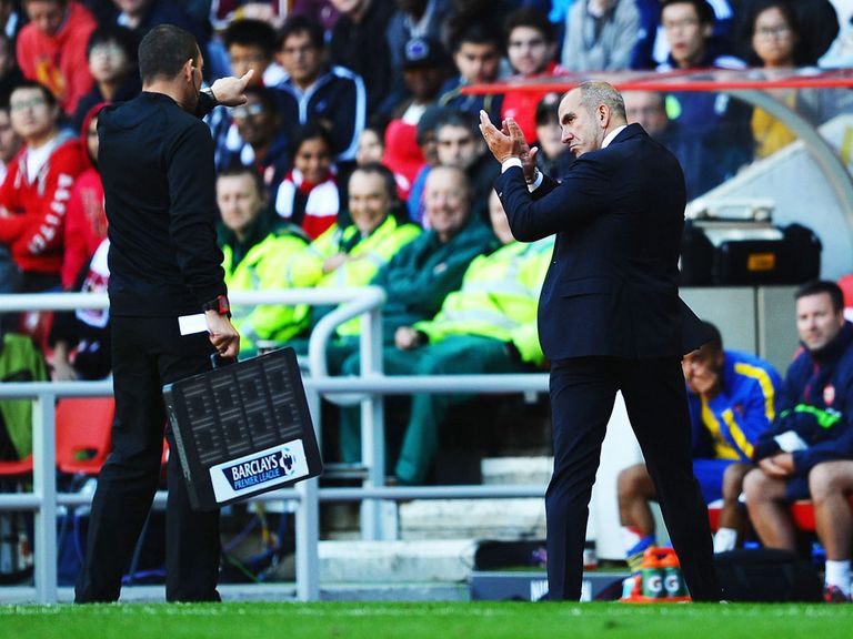 Paolo Di Canio was sent to the stand on Saturday
