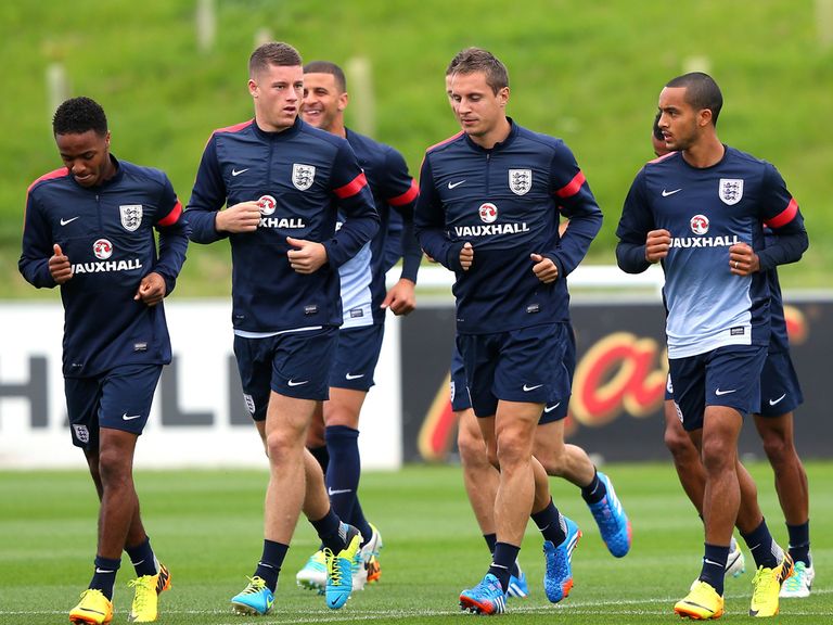Ross Barkley: Training with England