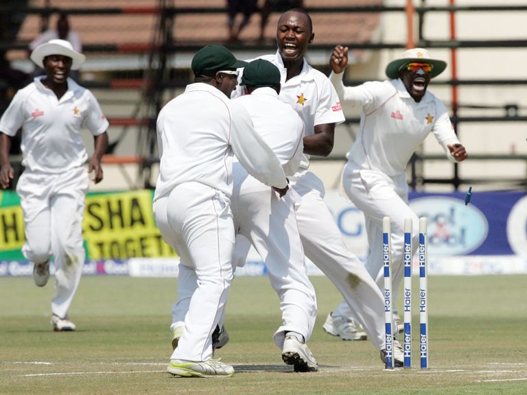Zimbabwe claim Pakistan's final wicket to claim victory