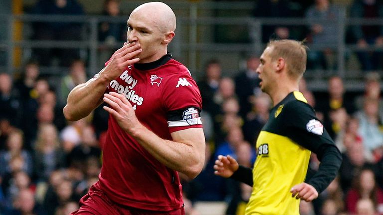 Sammon: Celebrates winner at Watford