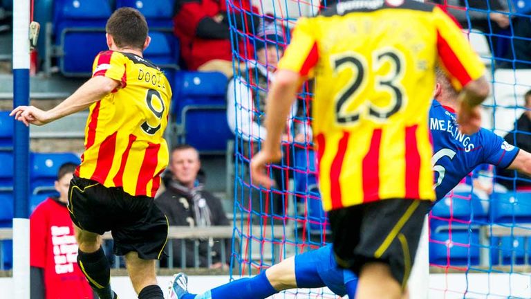 Kris Doolan: On target for Partick on Sunday afternoon