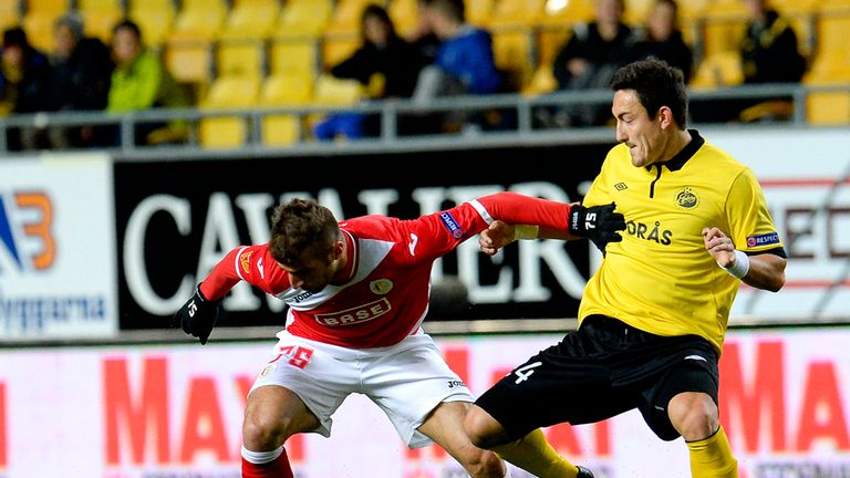 Alpaslan Ozturk: Holds off Elfsborg's Stefan Ishizaki