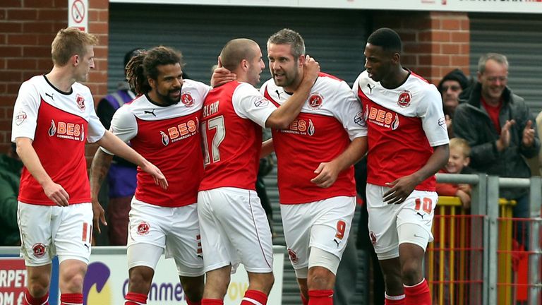 Jon Parkin: Celebrating late equaliser