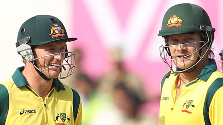 Former Australia internationals George Bailey (left) and Shane Watson will be part of the player review panel