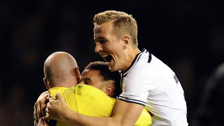 Tottenham: Celebrate their dramatic win over Hull