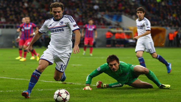Juan Mata: A lively display helped Chelsea in Romania