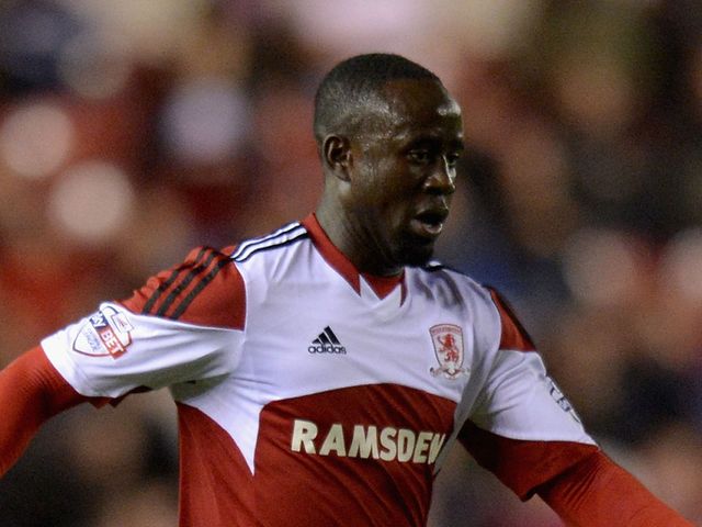 Albert Adomah: Scored twice for Boro