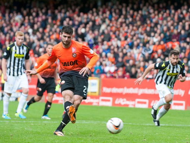 Nadir Ciftci scores from the penalty spot