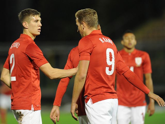 Celebrations for Harry Kane and England.