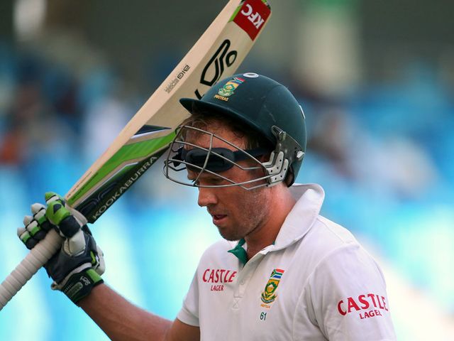 AB de Villiers made 164 in South Africa's first innings