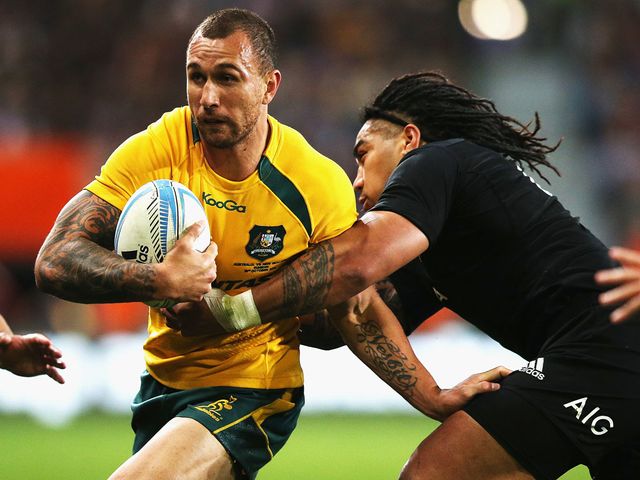 Quade Cooper couldn't prevent Australia slipping to defeat