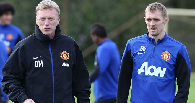 Darren Fletcher: With United boss David Moyes