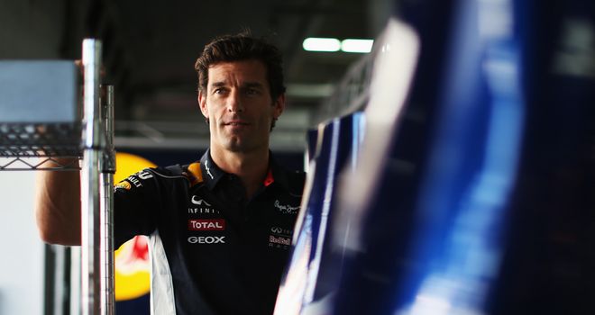 Mark Webber: Handed a grid penalty for Korean GP