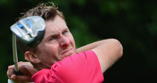 Steely focus: Lynn won his second European Tour title in Portugal