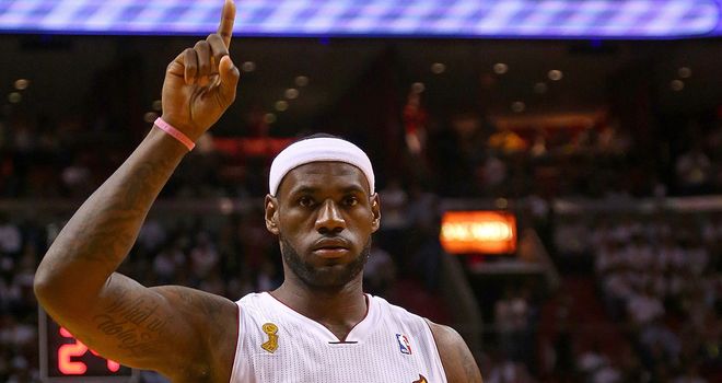 LeBron James: Scored 17 points as reigning NBA champions won