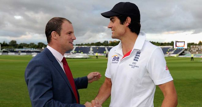 Alastair Cook (R): Finds filling Andrew Strauss' boots tiring at times