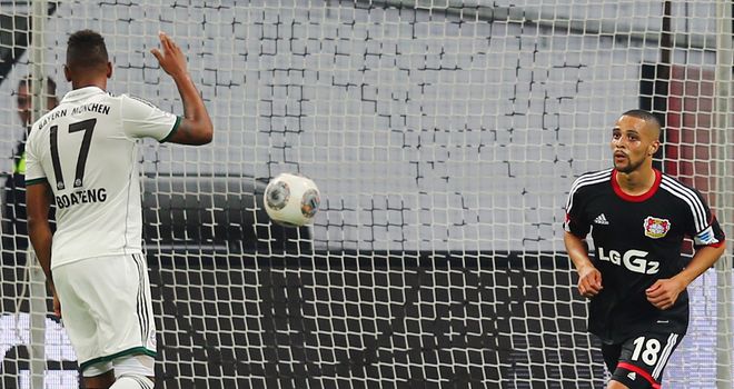 Sidney Sam equalises for Bayer Leverkusen