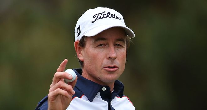Brett Rumford with joint course record in Perth