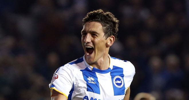 Keith Andrews: Celebrates his goal