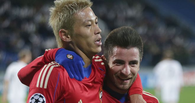 Keisuke Honda: Japan international helped CSKA Moscow overcome Viktoria Plzen