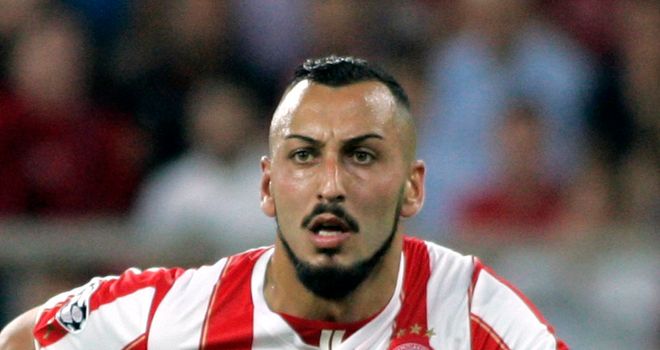 Kostas Mitroglou: Bagged a hat-trick in Olympiakos win