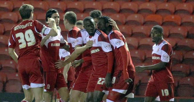 Albert Adomah: Netted the opener for Boro at The Riverside