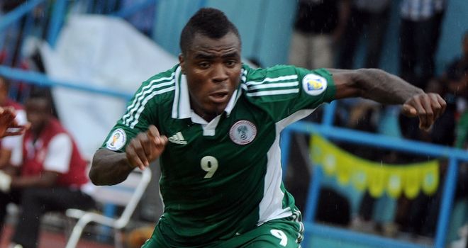 Emmanuel Emenike: Scored both goals for Nigeria