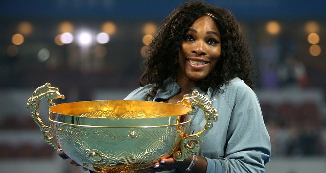 Serena Williams: Raced past Jelena Jankovic in Beijing