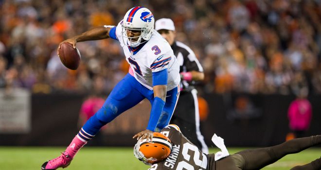 EJ Manuel: Sprained knee ligaments will keep him out for weeks
