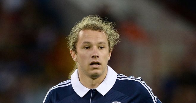 Stevie May: Scored on his first start for Scotland U21s