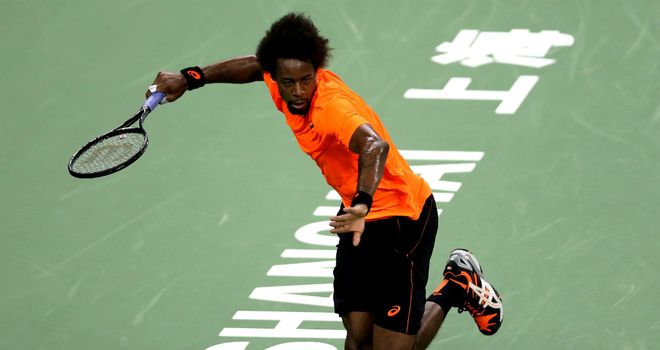 Gael Monfils: Lost the first set tie-break in his opening match to love