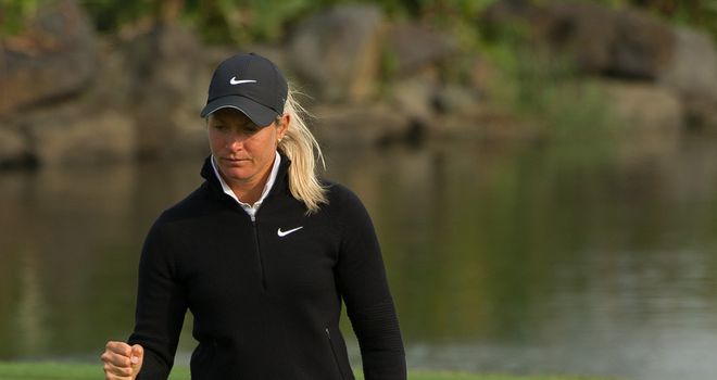 Suzann Pettersen: Has enjoyed a memorable first 36 holes