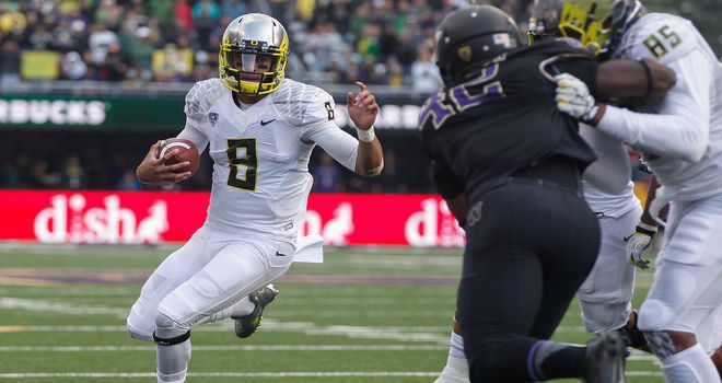 Marcus Mariota: A top performer so far for Oregon