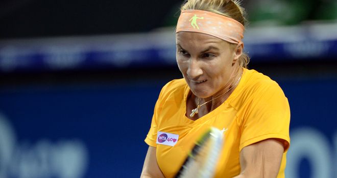 Svetlana Kuznetsova: Through to second round of Kremlin Cup in Moscow
