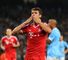 Thomas Muller celebrates as Bayern Munich produced a convincing display