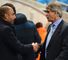 Manuel Pellegrini (r): Unhappy with City performance