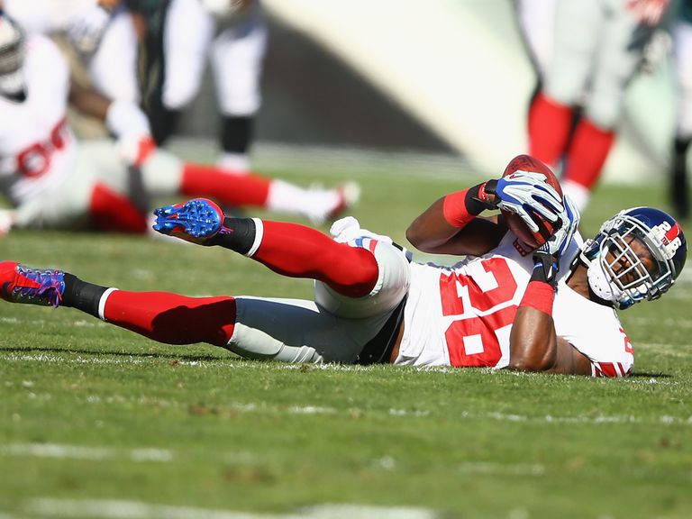 Antrel Rolle comes up with an interception