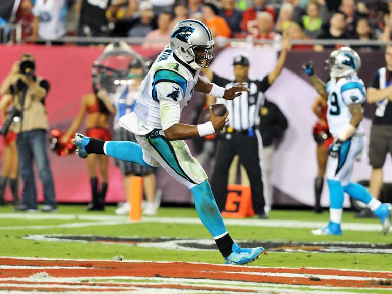 Cam Newton helped the Carolina Panthers claim victory