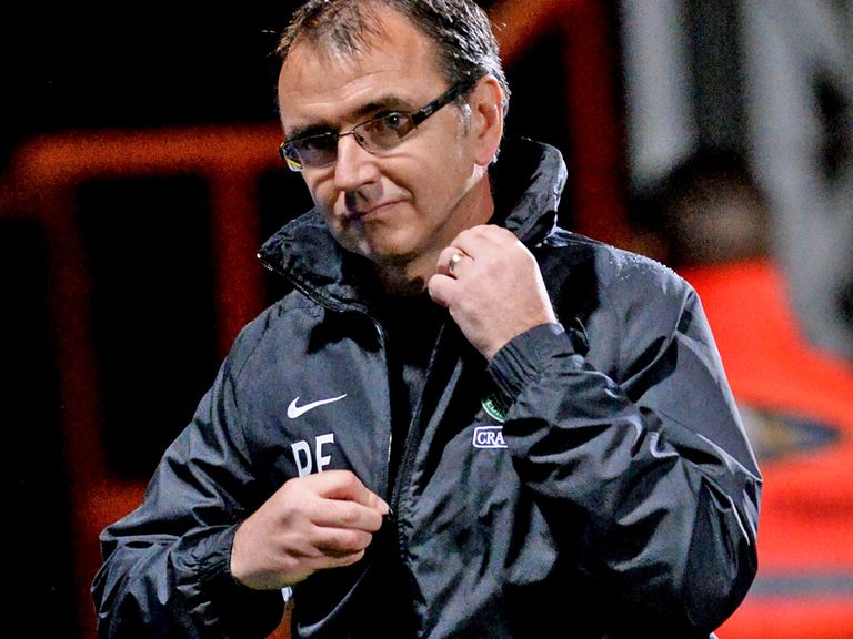 Pat Fenlon: Has stepped down at Hibs boss