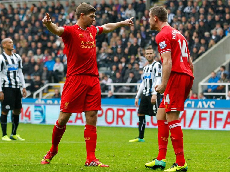 Steven Gerrard: Scored his 100th Premier League goal
