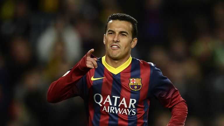 Pedro: Scored Barcelona's final goal against Granada