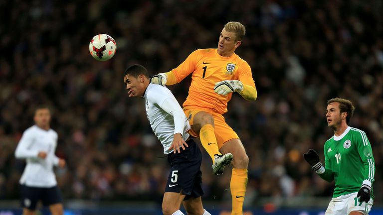Chris Smalling: Played in central defence against Germany