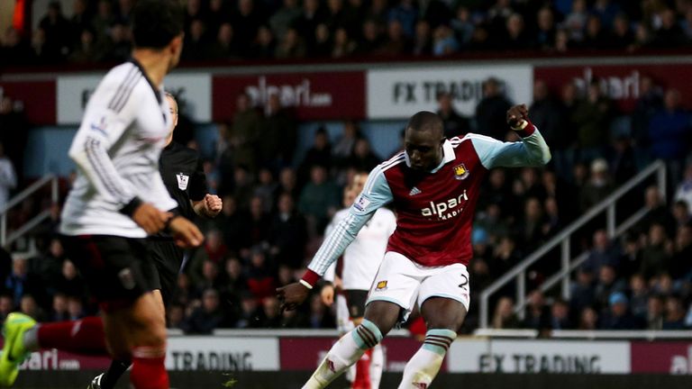 Mohamed Diame: Gears up to fire in the only goal