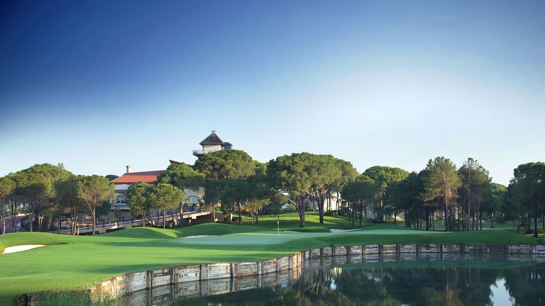 The 9th hole at The Montgomerie Maxx Royal